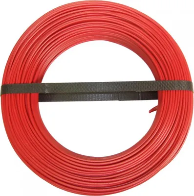 Image de Fil électrique 2.5 mm² h07vu, en couronne de 100M rouge