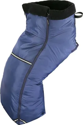 Produktbild von Kaiser Luxus Rollstuhl Schlupfsack WOLLPELZ blau mit Schafwolle  abgefüttert