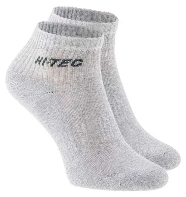 Imagen del producto de Hi-Tec - "Quarro II", calcetines cortos para nudillos, uni, para hombre/mujer, modelo PP13696 (talla 44 EU - 48 EU), color gris