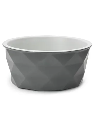 Produktbild von lionto Futternapf aus Keramik - 1100 ml - Rutschfester Silikonboden - Grau