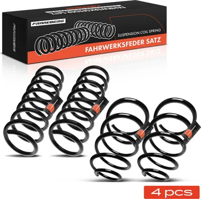 Produktbild von Frankberg 4x Fahrwerksfeder Vorne Hinten für BMW 5er E60 2005-2009
