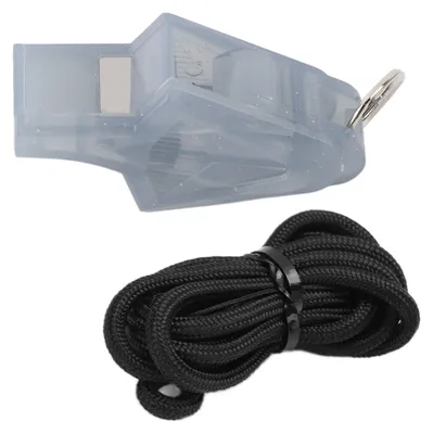 Image de Sifflet d'arbitre Son robuste, durable, clair et portable pour les compétitions et les sports Gris
