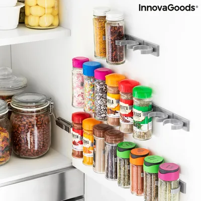 Produktbild von Selbstklebendes und aufteilbares Gewürzregal Jarlock x20 InnovaGoods