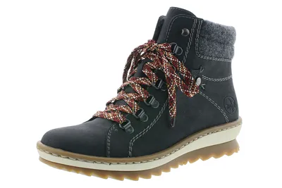 Produktbild von Rieker Damen Schuhe Schnürboots Stiefeletten Z8609-00, Größe:38 EU, Farbe:Schwarz