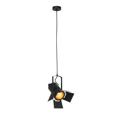 Image de Mexlite - suspension - Carree - noir - métal - E27 - 3379ZW