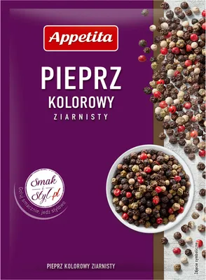 Zdjęcie produktu dla Appetita Pieprz Kolorowy Ziarnisty 15 G