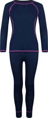 Produktbild von Trollkids Merino Funktionsunterwäsche-set Blau 176 cm Jungen,Mädchen Blau 176 cm