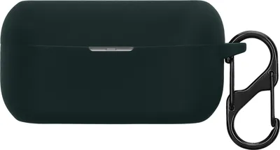 Produktbild von kwmobile Hülle kompatibel mit Technics EAH-AZ60M2 Kopfhörer - Silikon Schutzhülle Etui Case Cover Schoner in Dunkelgrün