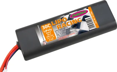 Produktbild von Akkupack LiPo-Racing 7,4V 5000mAh 2N