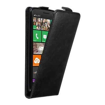 Obrázok produktu pre Cadorabo kryt pre Nokia Lumia 929 / 930 ochranný kryt v čiernom flipovom puzdre kryt na mobilný telefón