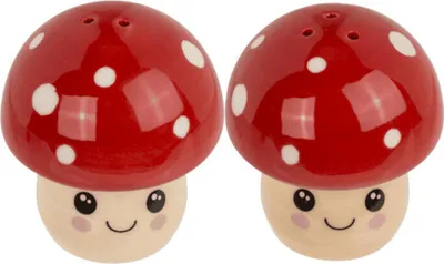 Produktbild von Bezaubernde Salz- und Pfefferstreuer mit Pilzen - Kawaii Toadstools