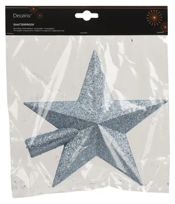 Produktbild von Weihnachtsbaumspitze 4,2 x 19 x 19 cm, blau, Marke Decoris