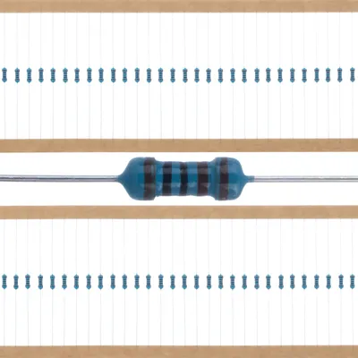 Obrázek produktu pro Rosfix Rezistor 0,25 W 1 % – 1 K THT | Max. Napětí 250 V | 100 Kusů | Elektronické Součástky pro Projekty a Experimenty