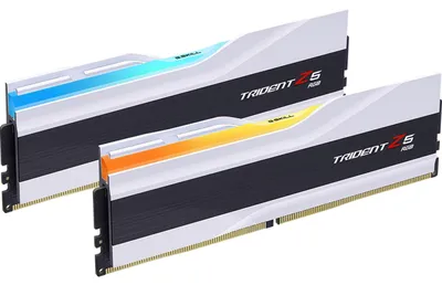 Produktbild von DIMM 32 GB DDR5-7200 (2x 16 GB) Dual-Kit (weiß, F5-7200J3445G16GX2-TZ5RW, Ripjaws M5 RGB, INTEL XMP)
