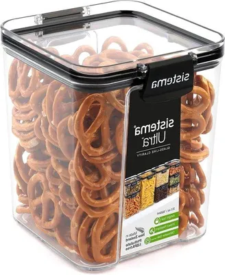 Obrázek produktu pro Plastová nádoba 0,92 litru, čtvercová dóza na potraviny