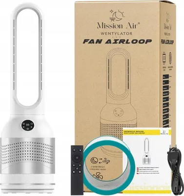 Obrázek produktu pro Bezlopatkowy ventilátor AirLoop White