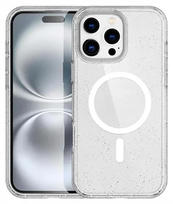 Immagine prodotto di imoshion Sparkle Back Cover con MagSafe iPhone 16 Pro - Trasparente glitterato