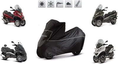 Produktbild von Original Piaggio Abdeckplane Faltgarage für Piaggio MP3, X8, X10 125 250 300 400 500 LT - 605290M001