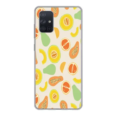 Produktbild von MuchoWow® Handyhülle Schutzhülle Hülle für Samsung Galaxy A51 Obst - Muster - Melone Silikon Softcase Handy Hülle - Schutzabdeckung