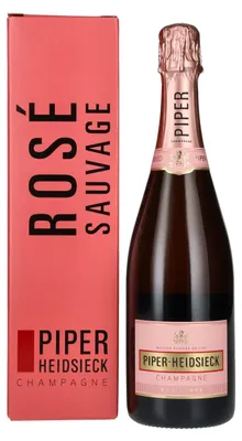 Produktbild von Piper-Heidsieck Champagne ROSÉ SAUVAGE Brut 12% Vol. 0,75l in Geschenkbox