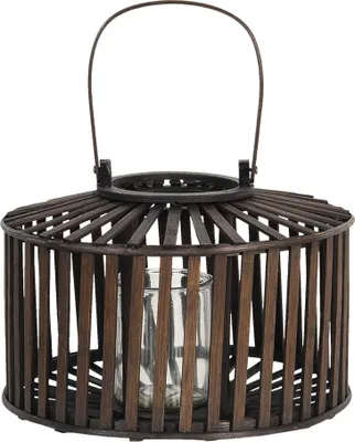 Produktbild von Clayre & Eef Windlicht Ø 33x24 cm Braun Holz