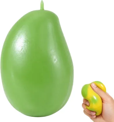 Productafbeelding van Crunchy Mango-squishy - ​​van kleur veranderende mango-stressbal - Antistresss