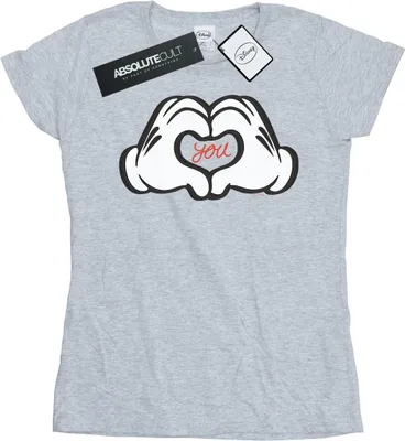 Produktbild von Disney - "Loves You" T-Shirt für Damen BI32108 (M) (Grau)