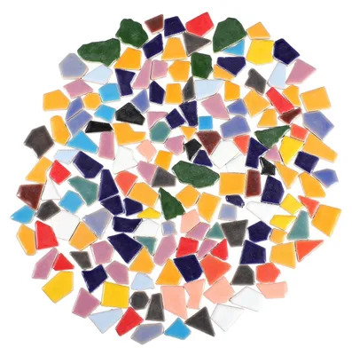 Image de Mosaïques en pierre, 200 g, carreaux de céramique brisés