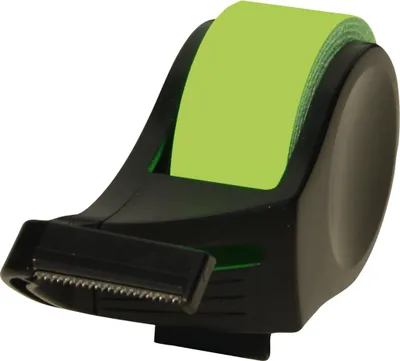 Produktbild von RNK Haftnotizrollen, 19mmx10 m, im Abroller, neongrün