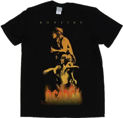 Zdjęcie produktu dla Koszulka męska AC/DC – „Bonfire” BI6958 (L) (czarna)