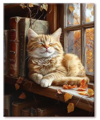 Immagine prodotto di Kit per dipingere per adulti, soggetto: gatto. Dimensioni: 40 x 50 cm. Include tela, colori acrilici e pennelli
