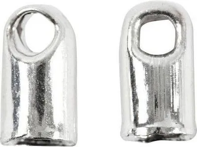 Obrázok produktu pre Creativ Company 613031, Koncovka zapínania pre šperky, Strieborná, 10 kusov, 3,2 mm