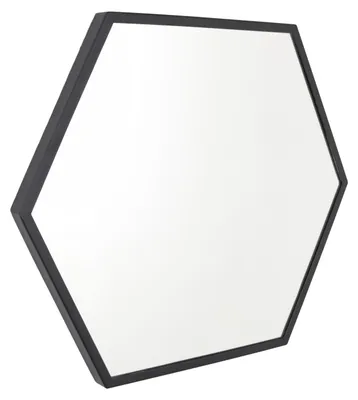 Produktbild von LOFT42 WandWandspiegel  Hexagon Large - schwarz - 58x50