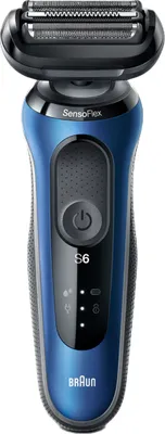 Obrázek produktu pro Braun Series 6 61-B7500cc - Folienschaber - Senso Flex - 0,5 mm - Blau - Akku - Lithium-Ion (Li-Ion)