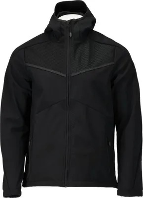Image de Veste shoftshell MASCOT Customized avec capuche - 22102-649-Noir-XL