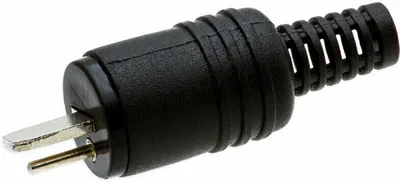 Produktbild von DIN Lautsprecherstecker 2 pol. Audio Boxen Schraubanschluss Knickschutz 2,2 mm[1x Stecker]