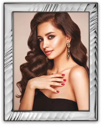 Produktbild von ZEP Peschici Portraitrahmen Silber Hochglanz Metall 10x15 cm