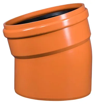 Produktbild von PVC-Abwasserbogen Osma KGB 15°, DN 500, orange