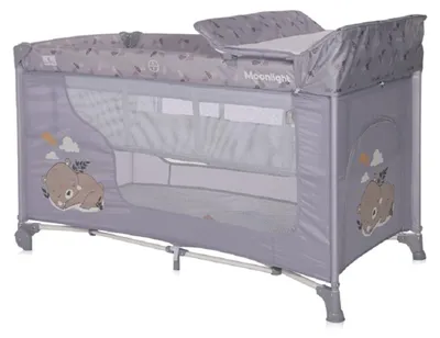 Image de Parc pour bébé à 2 niveaux Lorelli - Moonlight, Grey dream