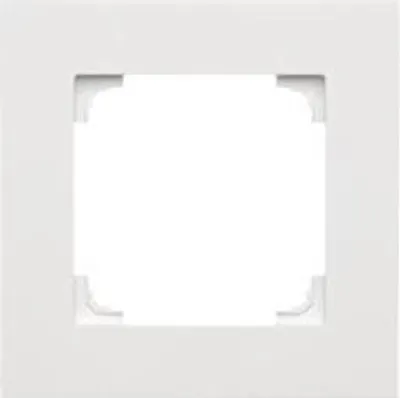 Produktbild von Einzelrahmen, mattweiß, Simon 55 TR1/111 Kontakt-Simon