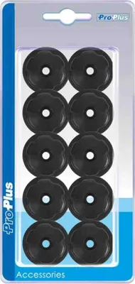 Produktbild von ProPlus schnurhalter L 38 mm Kunststoff schwarz 10 Stück