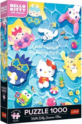 Produktbild von TREFL Puzzle Premium Plus Hello Kitty: Auf der Sommerwelle von 1000 dlks