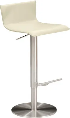Produktbild von Barstuhl Mayer Sitzmöbel 1225 39,5 x 43 x 72 cm Stahl chrom matt/wollweiß