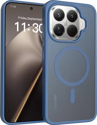 Produktbild von Xiaomi 15T Pro Hülle - Coverup Mattes Transparentes Back Cover - MagSafe Compatible - Blau