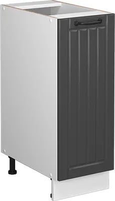 Produktbild von Apothekerschrank Vicco Fame-Line Anthrazit Landhaus 30 cm ohne Arbeitsplatte, Model 40675
