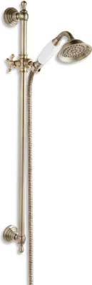 Produktbild von Novaservis Duschsets - Brausegarnitur Retro mit Stange, Handbrause, Brausenschlauch und Brausenhalter, Bronze KITRETRO,46