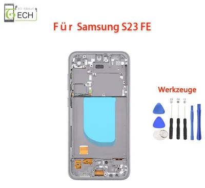 Produktbild von Für Samsung Galaxy S23 FE SM-S711 LCD Display (TFT) mit Rahmen Touchscreen