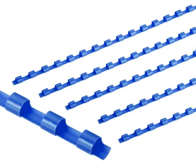 Image de 100 attaches en plastique de 1/4 de pouce pour la reliure de documents