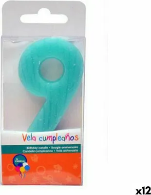 Immagine prodotto di Candela Nº 9 Compleanno (12 pezzi)