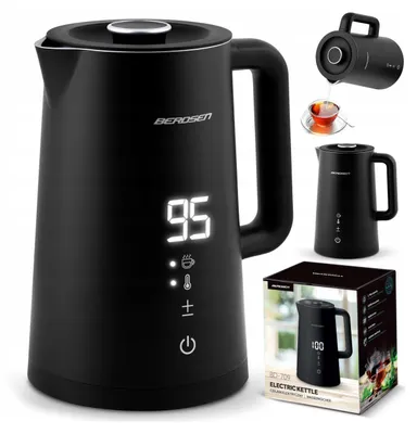Produktbild von Elektrischer Wasserkocher 2200W 1,7L Touch Control 5-Stufige Temperaturregelung